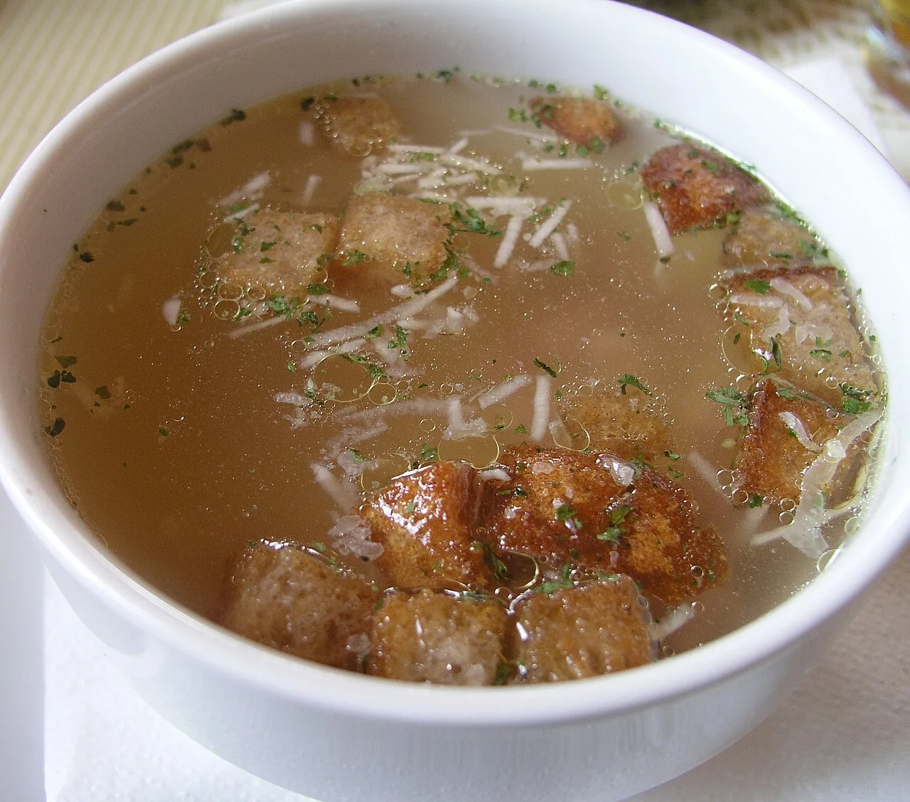 Чеснечка с гренками и тёртым сыром